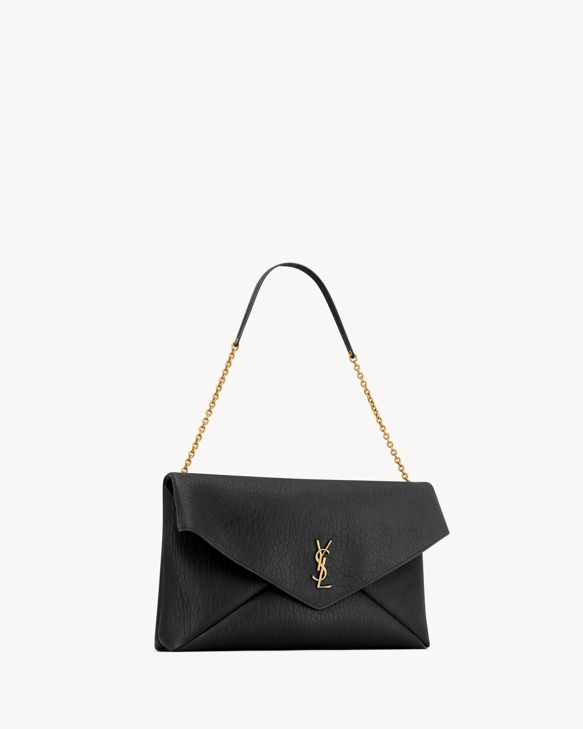 YSL CASSANDRE XXL envelope pouch on chain in lambskin - Image 5